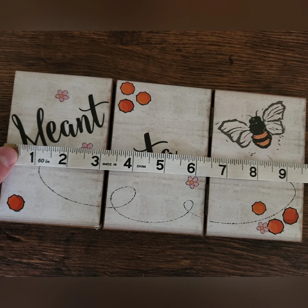 Bundle Of 3 Bee Themed Home Decor